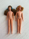 Vintage  Barbie Doll Sausage Curl Skipper & Dramatic Living Set Of 2
