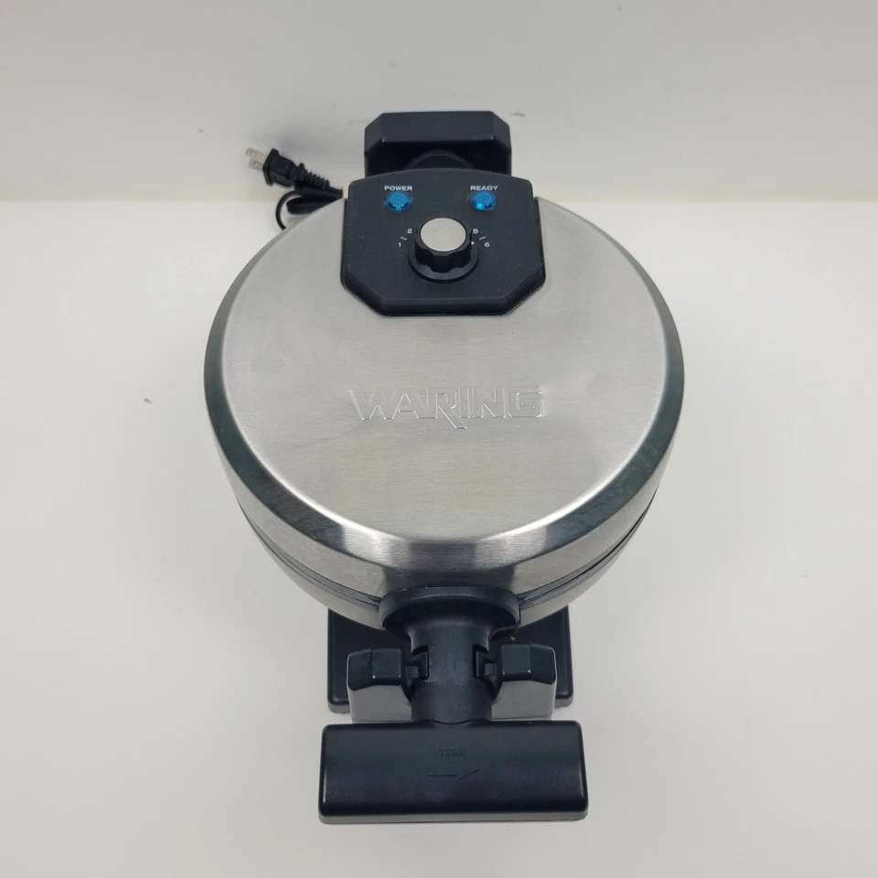 Waring Pro Professional Belgian Waffle Maker WMK200 Stainless Tested Working - Image 2 of 4