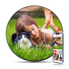 Frameo Digital Picture Frames WiFi Digital Photo Frame 10.1 Inch Mirror IPS H...