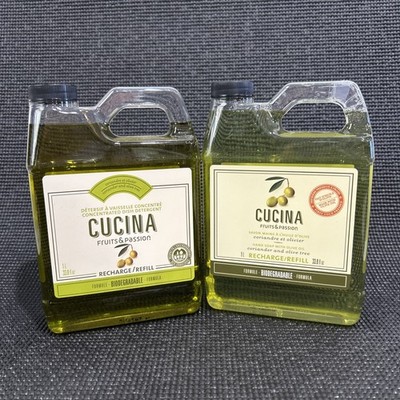 CUCINA Fruits & Passion Coriander & Olive Dish Detergent & Hand Soap Refill