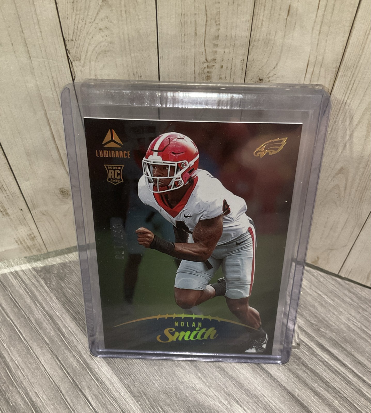 2023 Panini Luminance - Rookie Nolan Smith #161 Blue /150 (RC) FB1