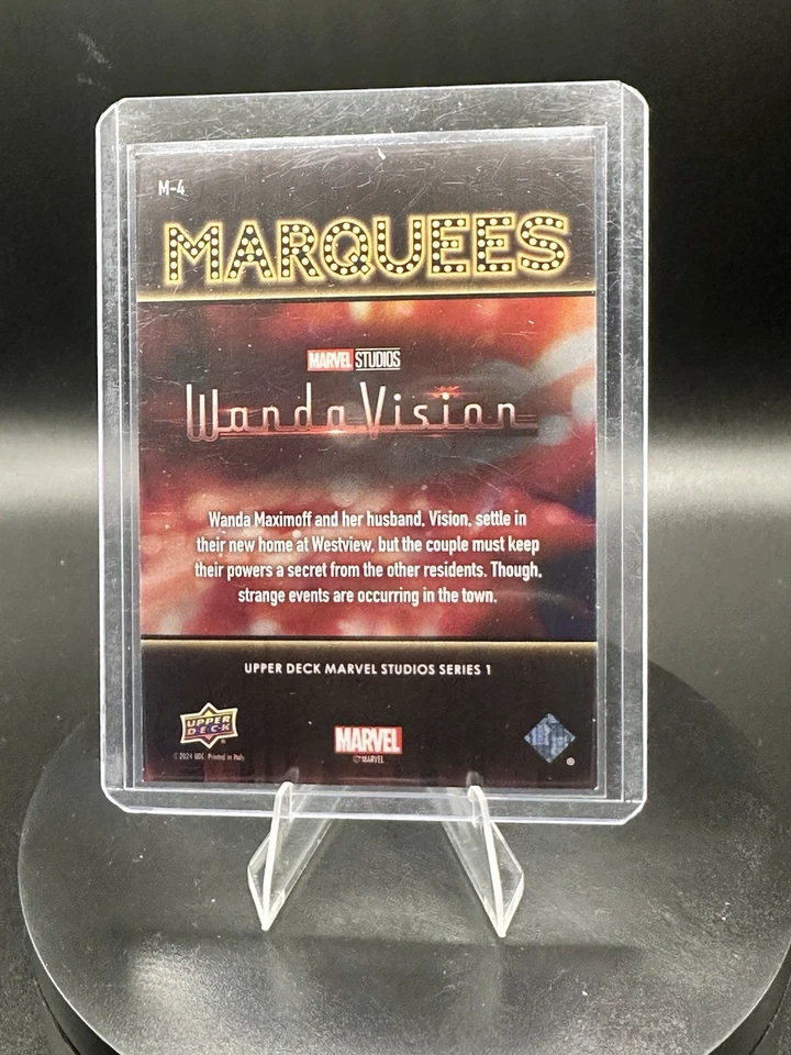 2024 UD Marvel Studios S1 WANDA & VISION MARQUEES Wanda Vision #M-4 - Image 2 of 2