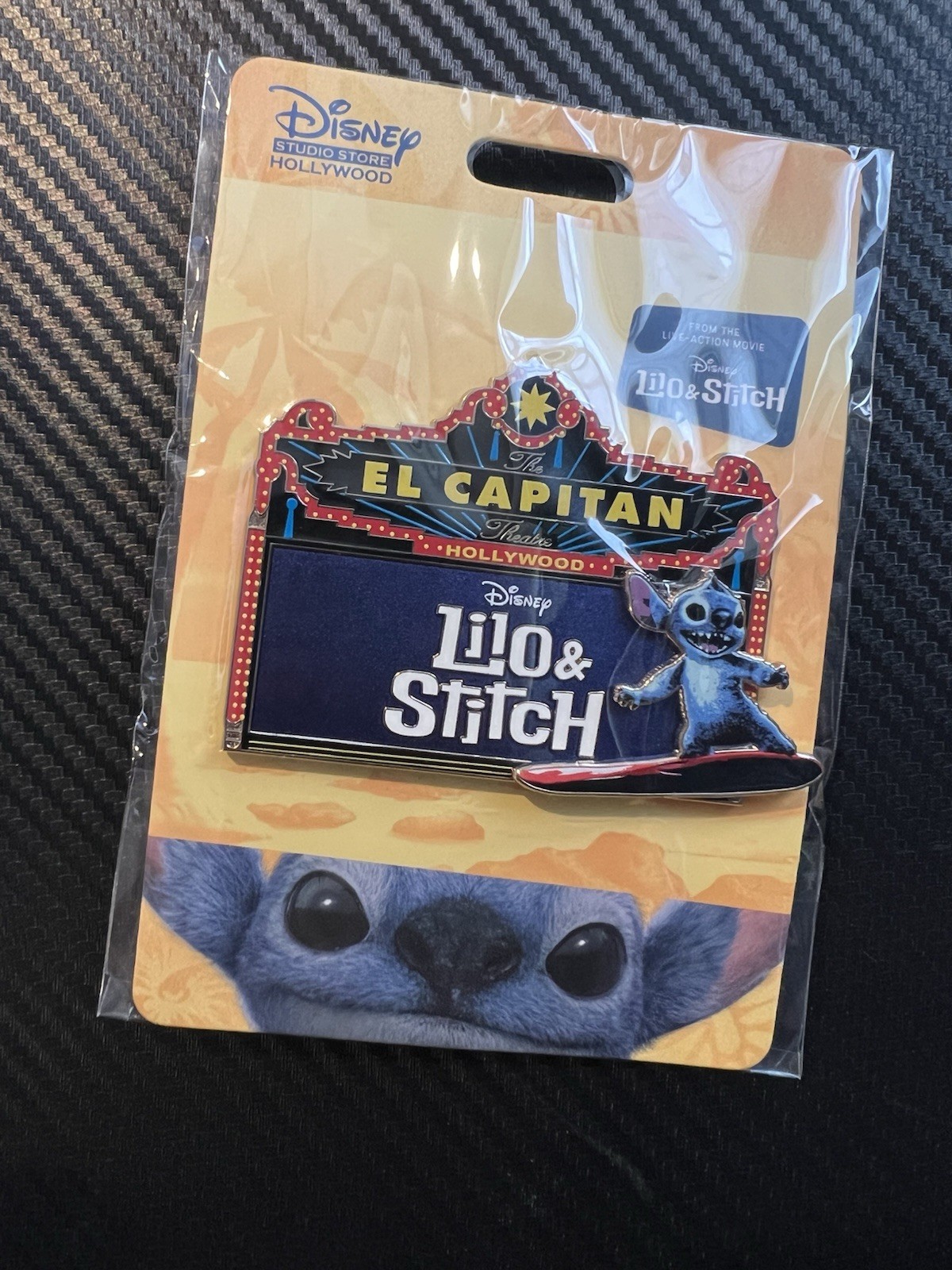 DSSH Disney El Capitan Live Action Lilo and Stitch Marquee Pin LE 400