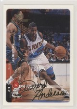 1999-00 Upper Deck MVP Gold Script 76/100 Derek Anderson #26 1h1