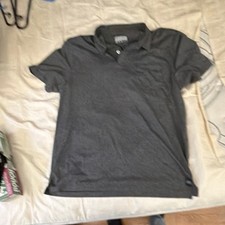 PGA TOUR Men's XL Dark Gray Polo Golf Shirt Short Sleeve Collared