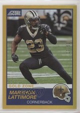 2019 Score Gold Zone 27/50 Marshon Lattimore #272 fm0