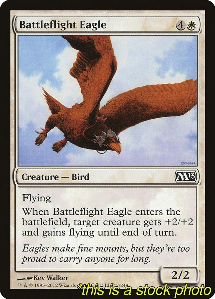 Magic Battleflight Eagle Magic 2013 (M13) 7 Moderately Played