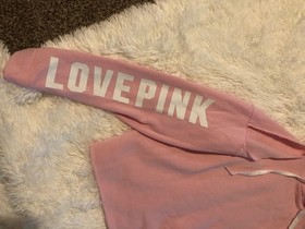 Victoria&rsquo;s Secret PINK Open Shoulder Hoodie and Matching Shorts XS