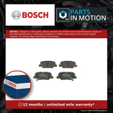 Brake Pads Set fits MITSUBISHI OUTLANDER Mk3 2.0 Rear 2012 on 4J11 Genuine Bosch