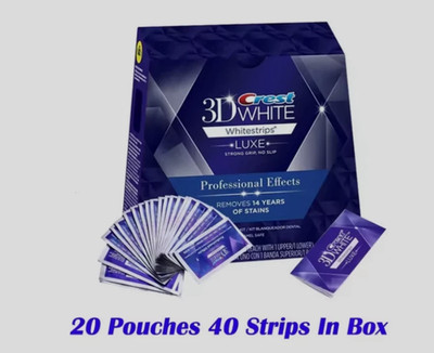 3D Weiß Zähne Whitestrips Luxe   Professionelle Bleaching-Streifen, 5/10/20 DE