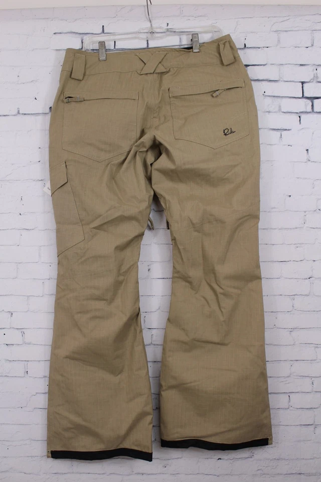 Ride Cocona Fairmount Slim Fit Snowboard Pants Women's Medium Dark Khaki New - Image 2 of 2