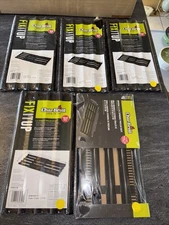 5 PACK Charbroil BBQ Grill 11.5"-19.62" Expandable Steel Grid Section PORCELAIN