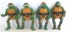 4 PC VINTAGE 1992 MUTATIONS TURTLES 2 RAPH LEO & MIKE