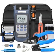 Fiber Termination Kit - 11 in 1 Assembly FTTH Cold Connection Assembly Tool k...