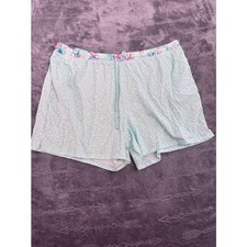 Soft  Breathable: Women's Light Green Sleep Shorts - Carole Hochman XL/EG 