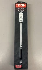 ICON 3/8 in. Drive Professional Long-Reach Flex Head Ratchet - New/Sealed