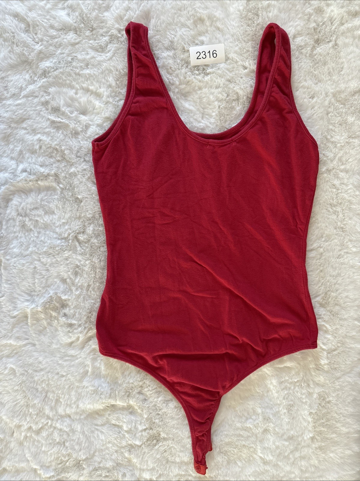 Active Basic bodysuit  Red Size Medium - image 9