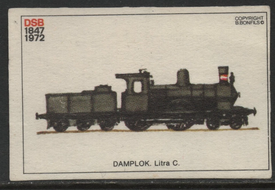 DENMARK # 1-1587 # OLD TRAINS FROM DENMARK # POSTER STAMP # MNH # - Image 2 of 4