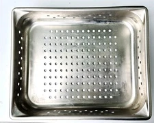 Vollrath 30223 Super Pan V Half Size x 2.5 D Steam Table Perforated Food Pan
