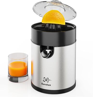 Eurolux Electric Citrus Juicer   Easy Juice Squeezer for Lemon & Orange