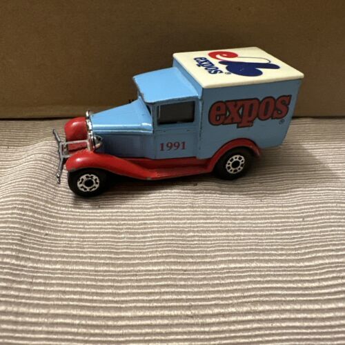 Vintage 1991 Matchbox MLB Collectible Montreal Expos Model A Ford Delivery Truck - 第 1/9 張圖片