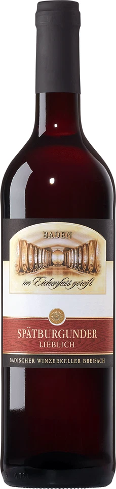 2021 Baden Spätburgunder Rotwein im Holzfass gereift QbA lieblich 750ml