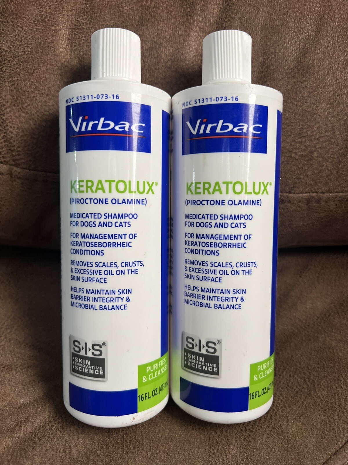 Virbac Keratolux Shampoo Medicated Shampoo for Dogs Cats 8 fl oz Sealed 2pk eBay