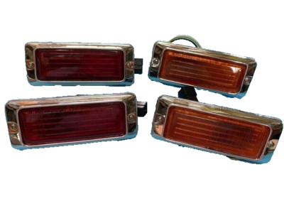 Mazda 808 RX3 RX-3 RX4 929 12A Side Marker Lights Lamps RED AMBER