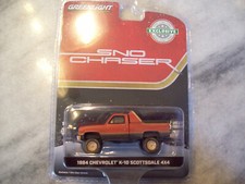 GREENLIGHT  1984  CHEVROLET K-10  SCOTTSDALE  4X4  DIRTY VERSION  TRUCK DIECAST