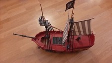 Playmobil Piratenschiff 3940 + 2 Kanonen + 5 Figuren + Schatztruhe