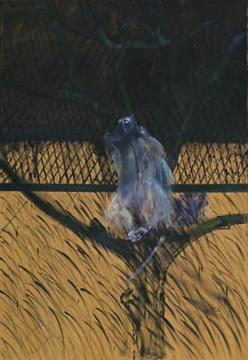 Francis Bacon: Study of a Baboon 22x30 Archival Quality Fine Art Print