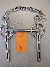 5" Liverpool Straight Slot Rein Bar Bit Stainless Steel (bx 41)