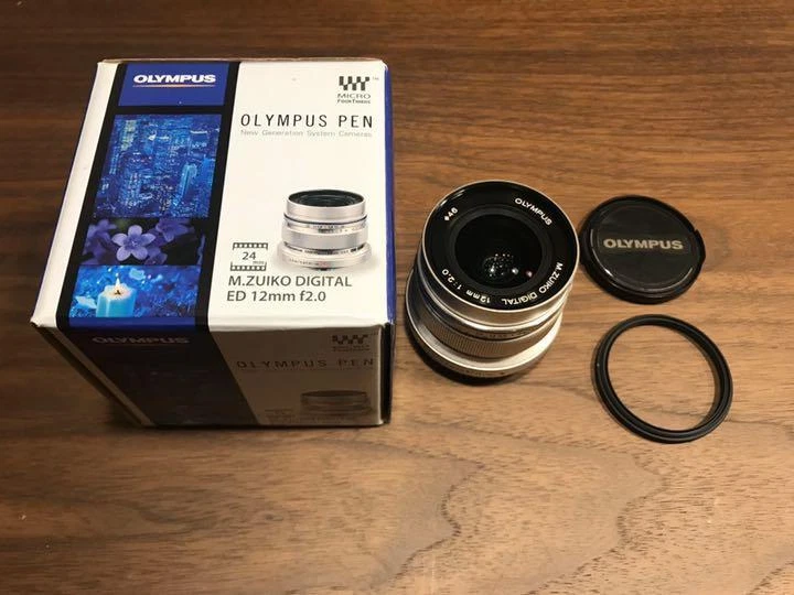 M.Zuiko Digital Ed 12Mm F2.0 Silver Single Focus