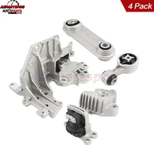 4pcs Engine Motor & Transmission Mount Kit for 2014-2017 Nissan Rogue 2.5L Auto