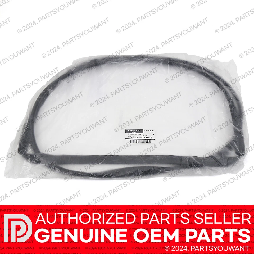 GENUINE Nissan Factory OEM SunRoof Window Weatherstrip Seal Gasket 73872-01M05 - Image 2 of 4