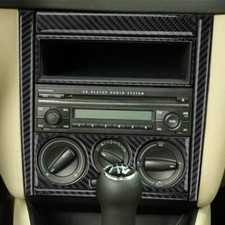 Copertura telaio console centrale in fibra di carbonio per Vw Golf 4 Jetta MK4 1999-2004
