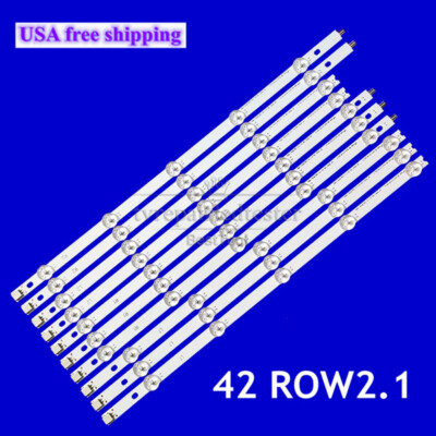 10Pcs LED Strips For LG 42LN5400 42LN5700 42LN610V 42LN542V 42LN575V 42'' ROW2.1