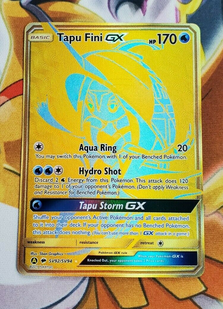 tapu fini pokemon card 2018 Pokemon Lost Thunder Tapu Fini 151/214 - Reverse Holo - CGC8.5