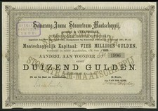 Netherlands Indies: Samarang-Joana Stoomtram-Maatschappij, 1000 gulden share,...