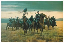 Post Card Sheridan's Men by Mort Kunstler