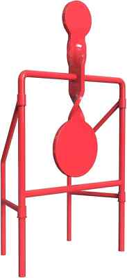 Metal Double Blast Spinner Shooting Target- Ideal for 9mm to 30 Soft Nose Leads