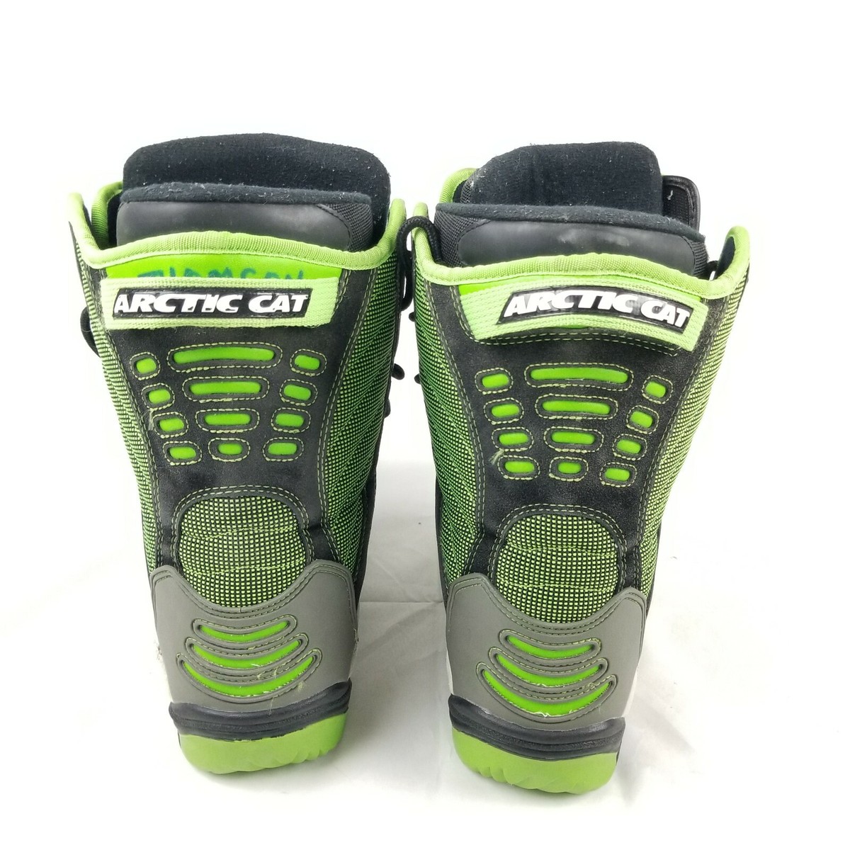 Arctic Cat Arcticwear Snowmobile Boots Mens 9 Black Green Insulated Excellent Mens Arctic Cat Insulated Winter Snowmobile | Mercari main image 4