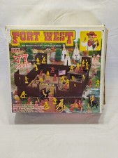 Vintage 1960's Tim Mee Fort West 77 piece Cowboys and Indians