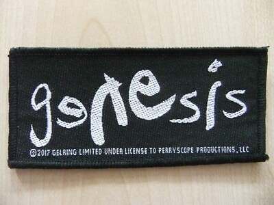 Genesis Logo Aufnäher Patch Phil Collins Peter Gabriel Rush Marillion Caravan