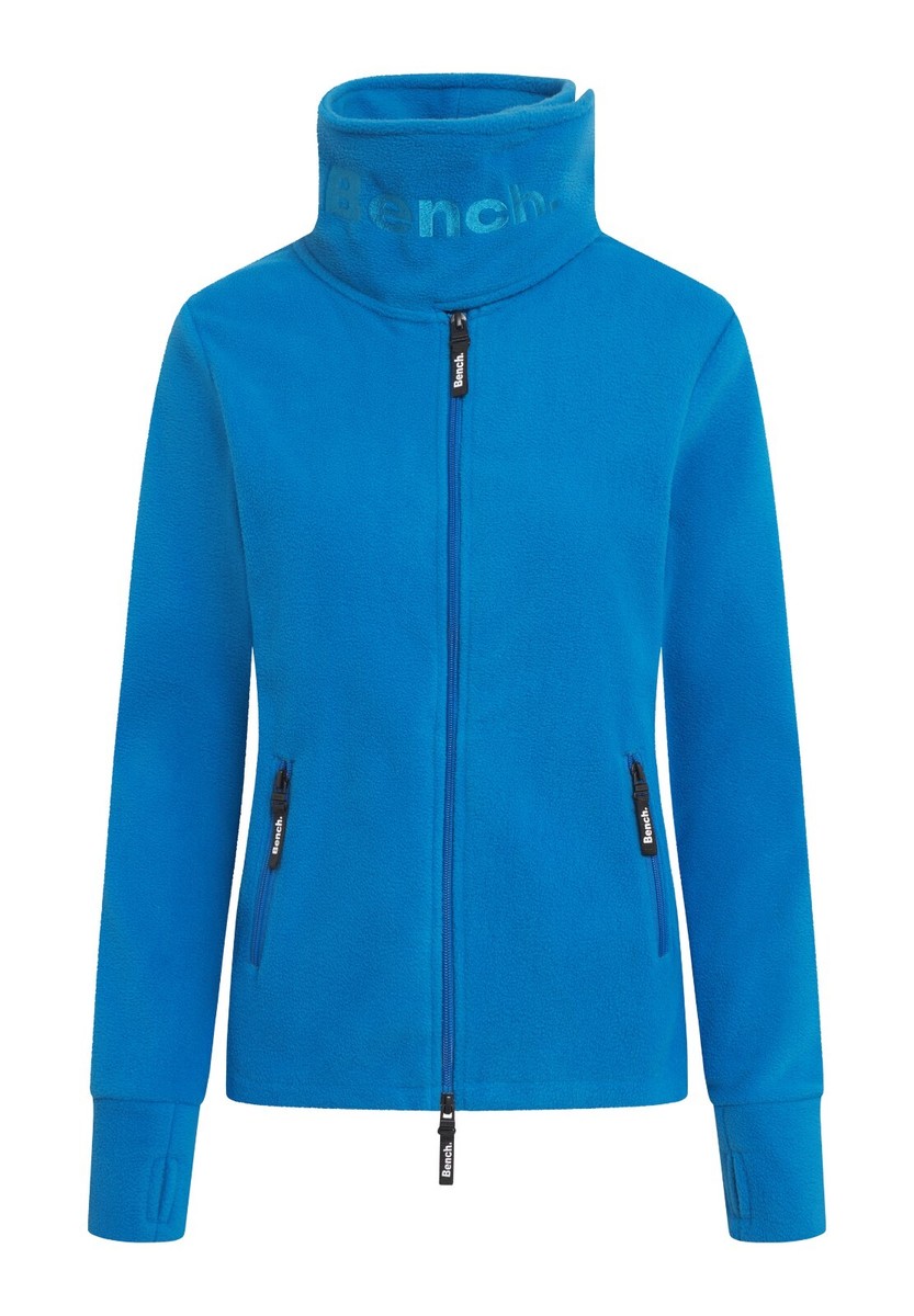 Bench Fleecejacke Bench Winterjacke Damen GrÃ¼n Fleecejacke Lang