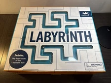 Marbles Brain Workshop Board Games Labyrinth Box 4 Mazes