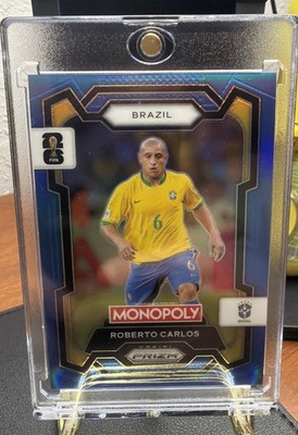 2026 Panini Monopoly Prizm Roberto Carlos Boardwalk Blue Prizm /15