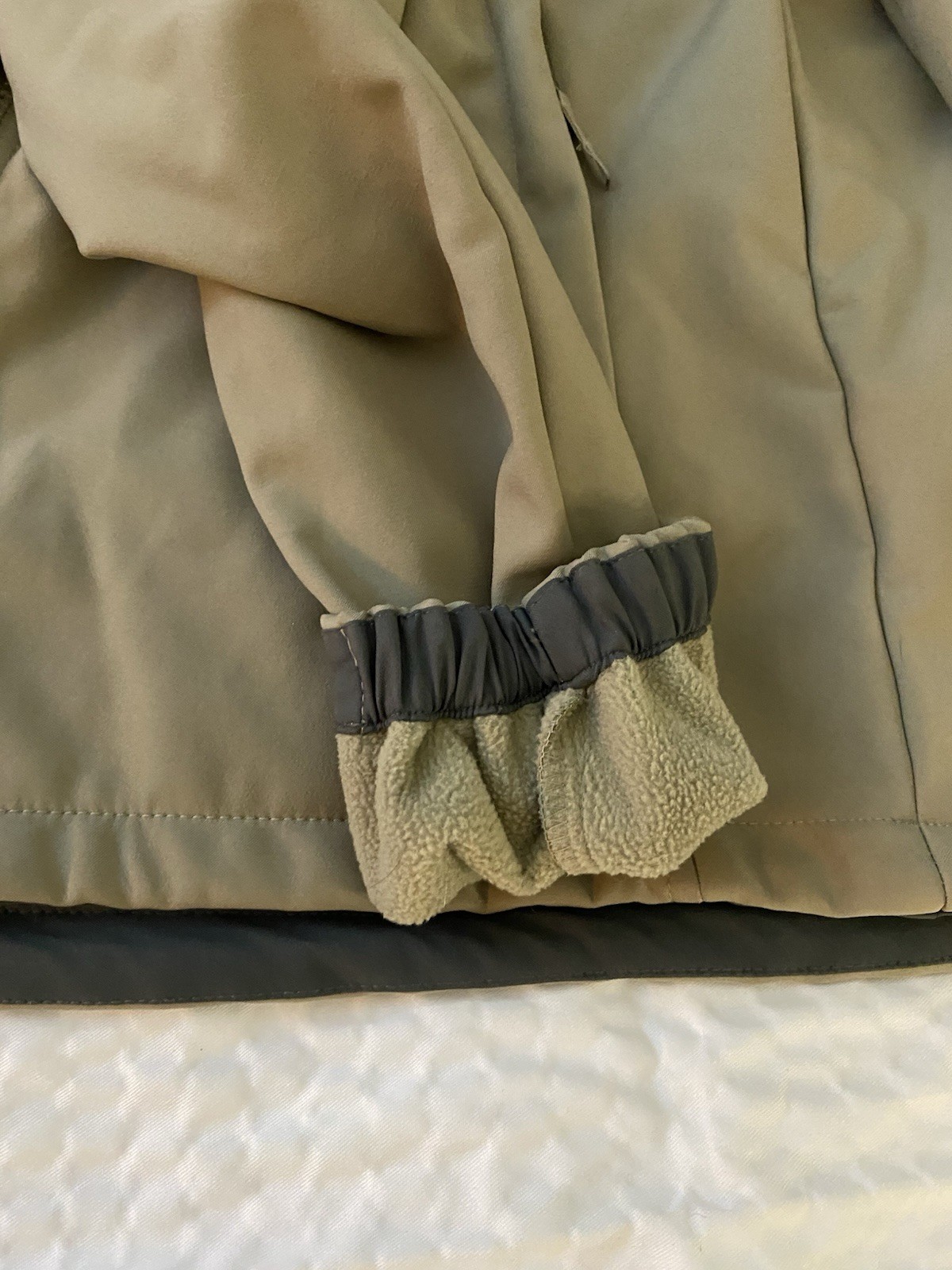 Men’s Columbia Softshell Jacket Medium Tan Khaki … - image 16