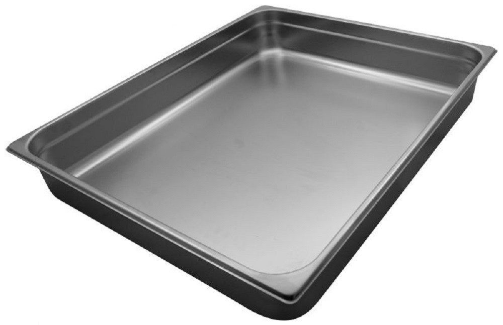 Bacinella Gastronorm Agnelli 2/1 h100mm Acciaio Inox AISI 304