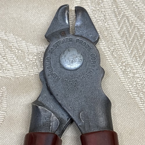 Vintage Republic Fastener Products Corp Hog Ring Pliers Tool Size XX Made in USA